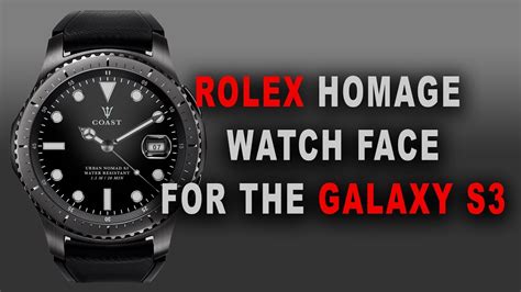 rolex face for gear s3|samsung gear s3 custom Rolex.